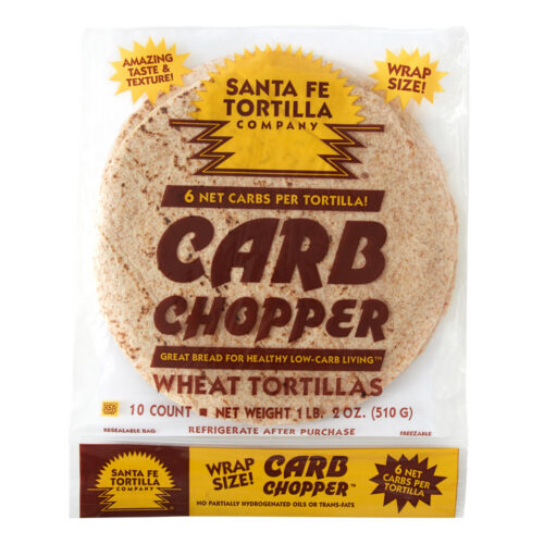 Santa Fe Tortilla Company Carb Chopper 7” Whole Wheat Tortillas (10ct)