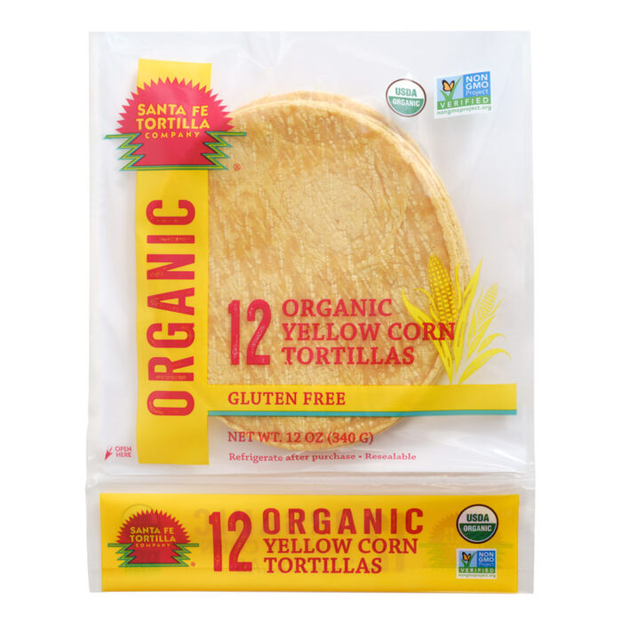 Santa Fe Organics 6” Yellow Corn Tortilla